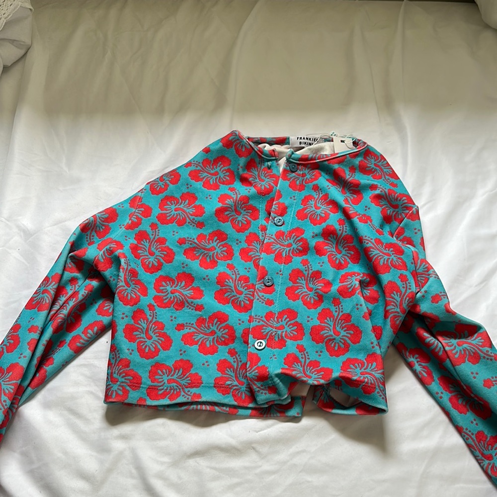 Frankie’s bikinis Hawaiian button up